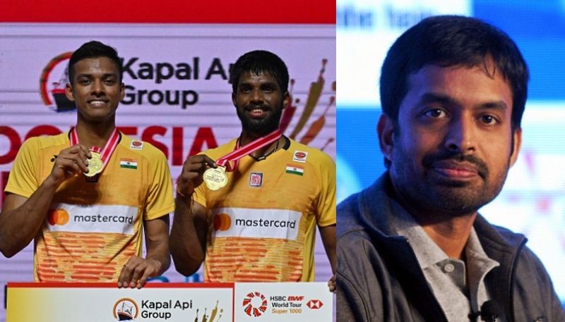 One of the best moments of coaching career Pullela gopichand told Asianet after Indonesia Open doubles final san