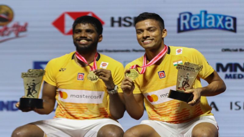 Indonesia Open 2023 Satwiksairaj Rankireddy Chirag Shetty become 1st Indian pair to win doubles title in Super 1000 event kvn