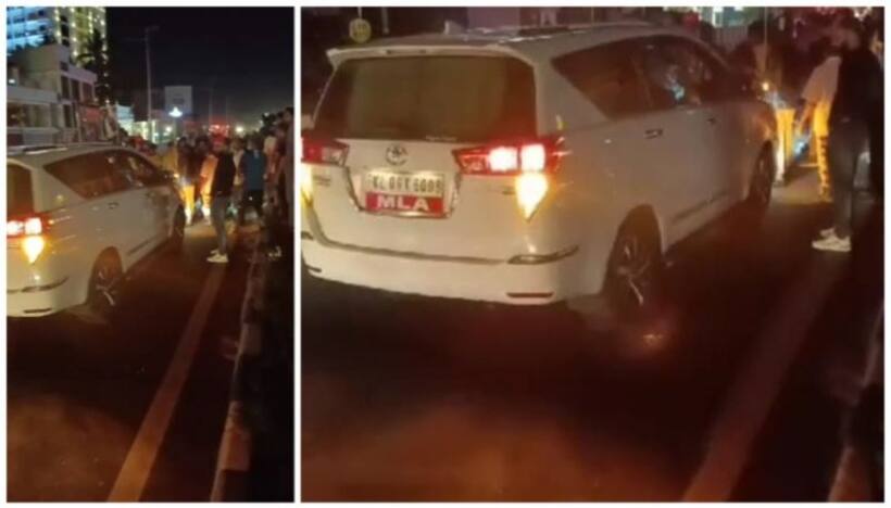 Man injured after being hit by MLA M M Mani's car in Thiruvananthapuram