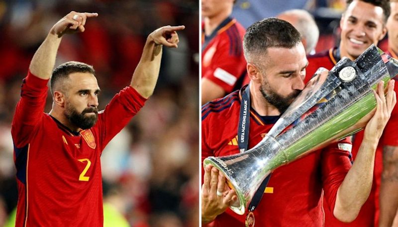 football Vamos Spain! Dani Carvajal cherishes Nations League title; WATCH Panenka penalty that ended 10-year long wait snt