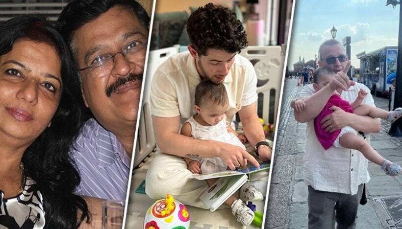 Father's Day 2023: Priyanka Chopra shares adorable image of baby Malti reading along dad Nick Jonas