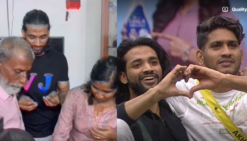 bigg boss malayalam season 5 former contestant vishnu family about akhil marar nrn 