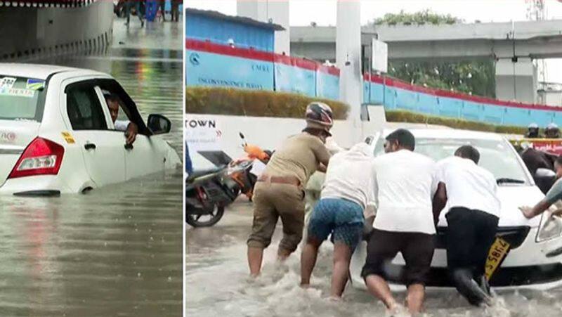 Chennai Heavy rain.. Floods surround Kathippara tunnel..What is the current situation?