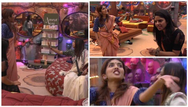 BIgg boss malayalam season 5 Cerena and reneesha slams shobha about clash with akhil marar vvk