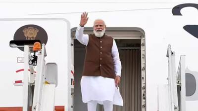PM Modi arrives in United States on maiden State visit after non-stop 14 hour-37 minutes flight (WATCH)