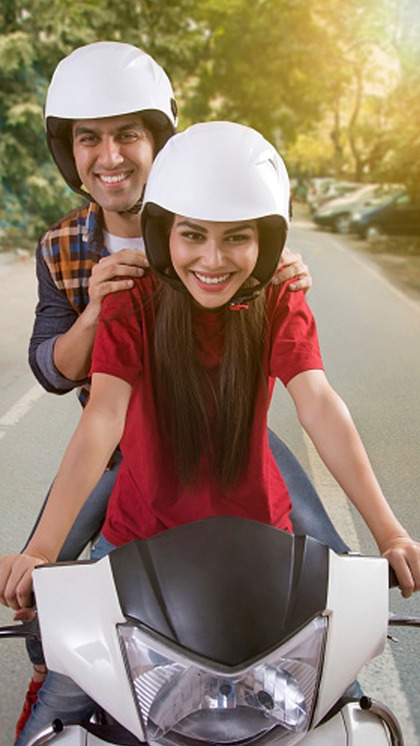 2. Riding a Bike Without a Helmet