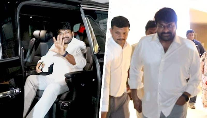 South megastar Chiranjeevi arrives at hospital to see his grand-daughter vma