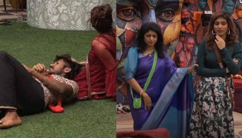 cerena mother talk about midhun massage issue in bigg boss malayalam season 5 nrn