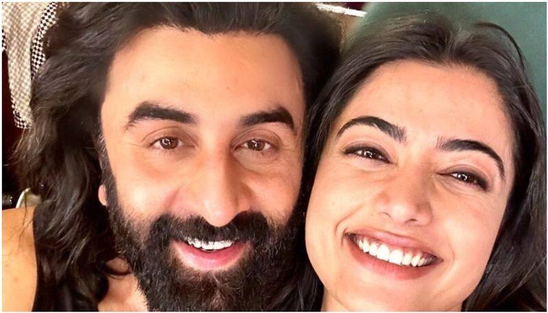 Rashmika Mandanna poses selfie with Ranbir kapoor and photos viral sgk