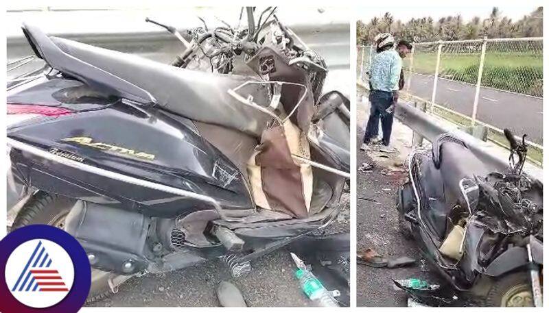 horrible accident in mysuru bengaluru expressway near mandya kannada news  gow