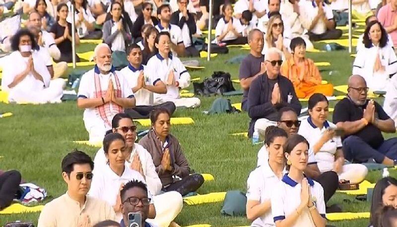 International Day of Yoga: A look at yoga poses performed by PM Modi at UN headquarters AJR