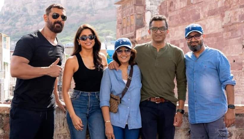 John Abraham, Sharvari get together for director Nikhil Advani’s upcoming action thriller 'Vedaa'
