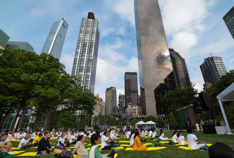 International Day of Yoga: A look at yoga poses performed by PM Modi at UN headquarters AJR