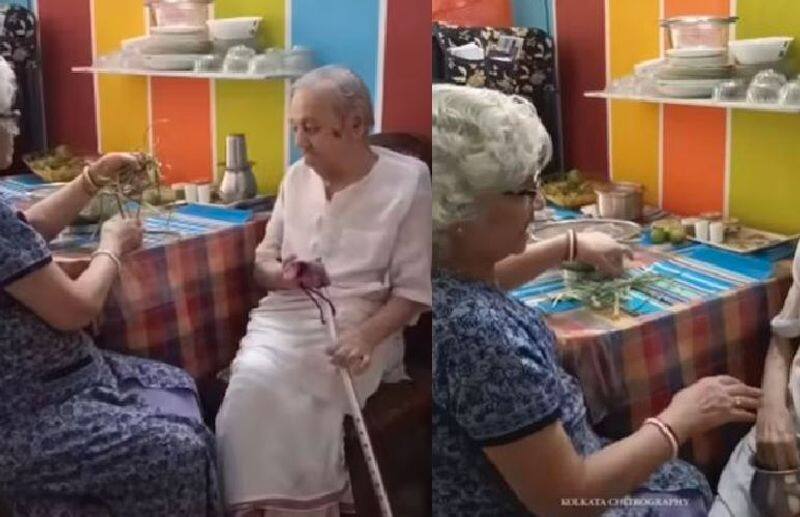 Elderly Bengali couples cute antics in this viral video will fill your heart with joy Vin 