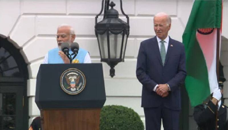 PM Modi's US Visit: 'Honour for 1.4 billion Indians,' says PM Modi on grand welcome ceremony at White House AJR