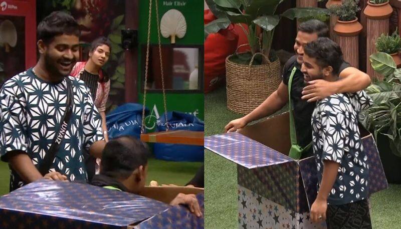 brother of junaiz vp come to bigg boss malayalam season 5 family week nsn