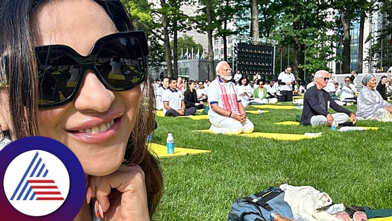 Captain Zoya celebrates international Yoga Day with Indian PM Modi suc