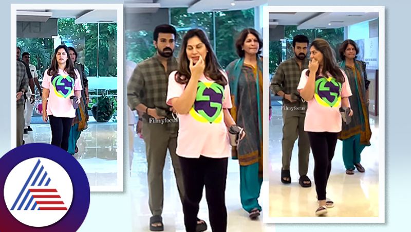 Upasanas stylish maternity fashion She wears costly Gucci T Shirt suc