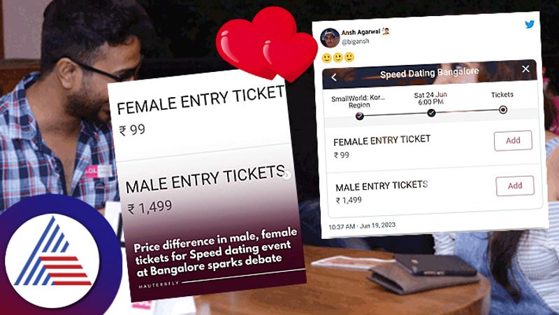 Gender Biassed Ticket At Bengaluru Speed Dating Event suc