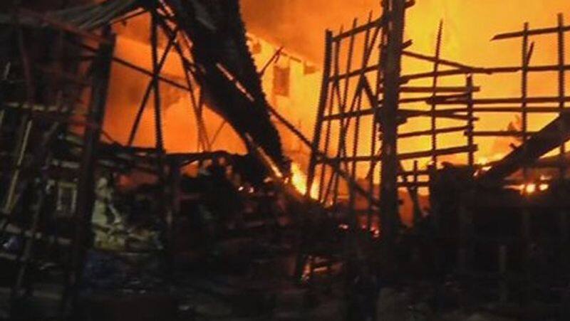 tirupur khaderpet banian Bazar fire accident