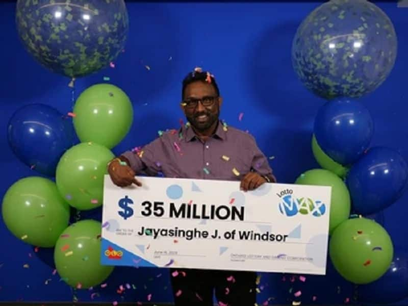 Sri Lankan origin Jay Jayasinghe wins massive lottery in Canada