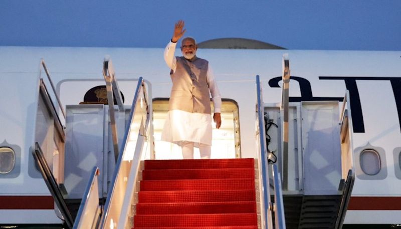 PM Modi went to Egypt on his first official visit.. Bilateral talks with the President..