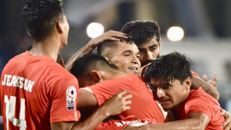 SAFF Cup 2023 Indian Football Team thrash Nepal and book spot to semifinal kvn