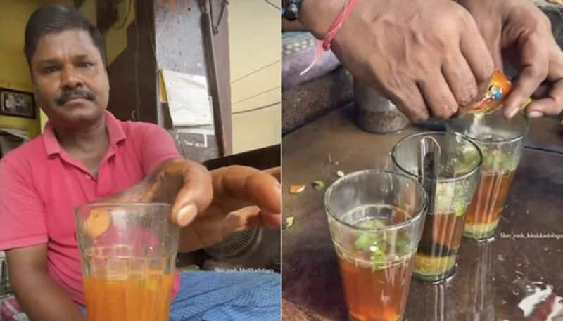 tea making with hajmola candy gets negative comments in social media hyp