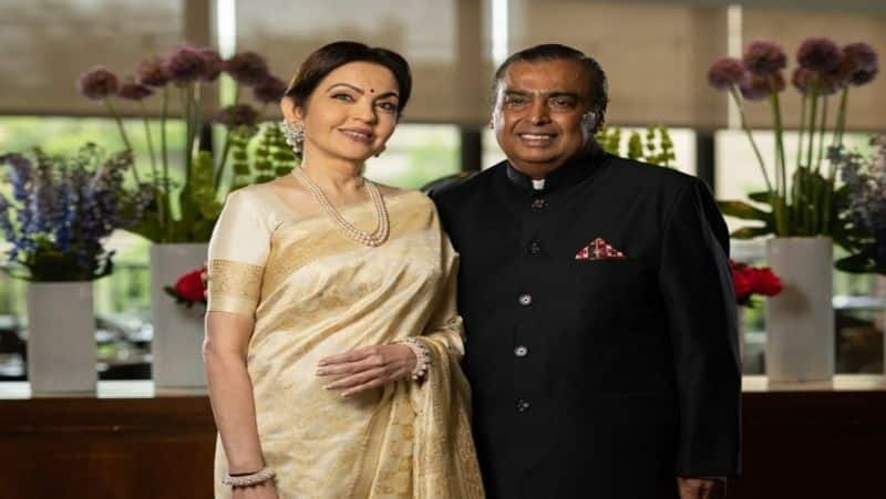 nita ambani and mukesh ambani at US state dinner