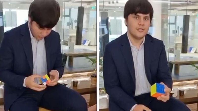 WATCH Teenager on tragic Titanic submersible solves Rubik's Cube in 20 seconds; wanted to break work record snt