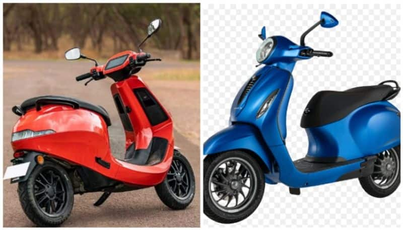 Comparison of Bajaj and Ola electric scooters prn