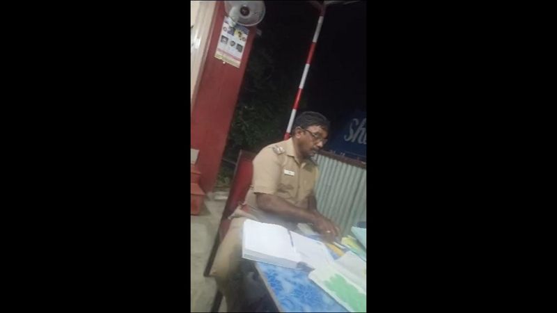 police inspector suspended for bribe issue in tenkasi district