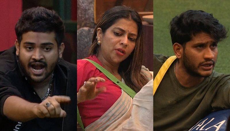 bigg boss malayalam season 5 co contestants question sobha viswanath about approach to akhil marar nsn