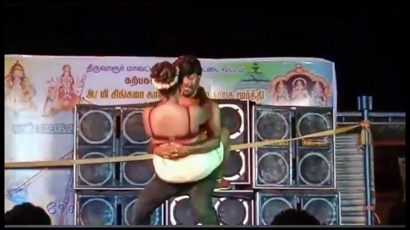 Police arrested 3 people for obscene dance in temple festival in thiruvarur