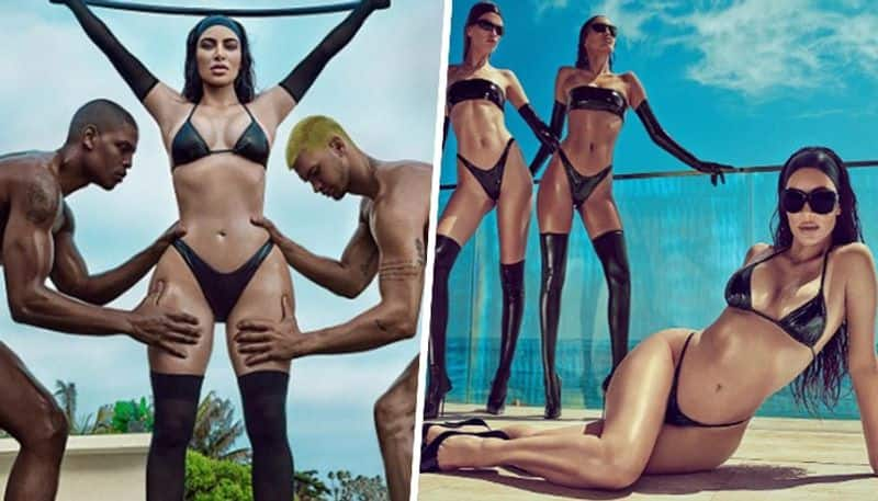 Kim Kardashian HOT Photos: SKIMS owner elevates fashion with faux leather bikini range (PICTURES) vma