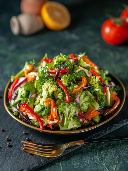 Two-step vegan chickpea tuna salad