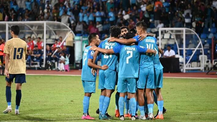 India-vs-Kuwait-football-match-fight-between-players
