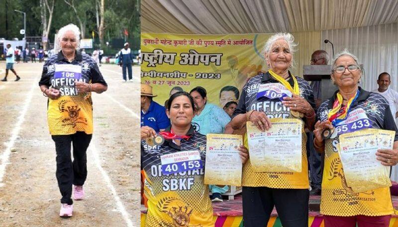 106 year old Rambai bags 3 gold at Doon sports event kvn