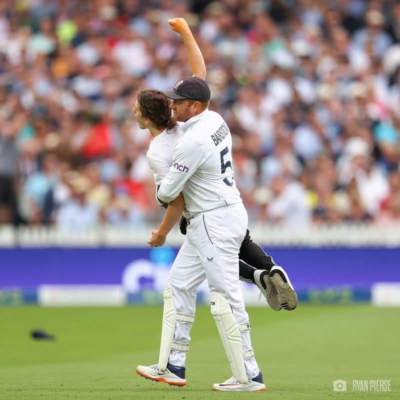 Ashes 2023 ENG vs AUS 2nd test Just Stop Oil protesters disrupt Jonny Bairstow carries one off field kvn