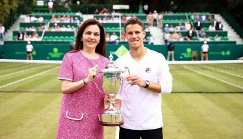 Tennis star fair held at The Boodles Nita Ambani presents ESA Cup to Diego Schwartzman MKA