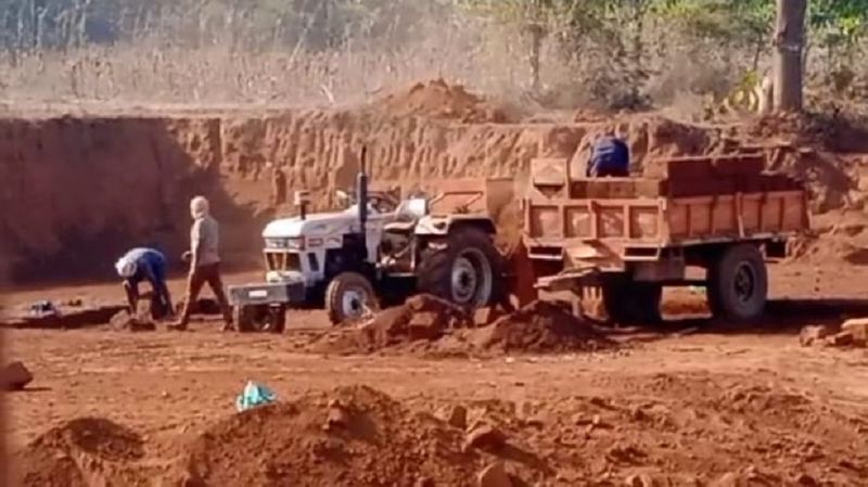 Childrens fate is being swallowed by a stone quarry Sirsi school in danger of collapsing gvd