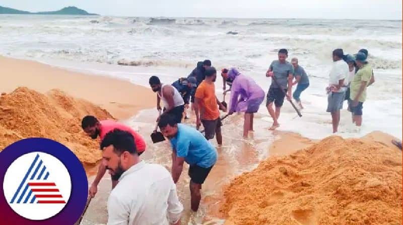 A unique celebration of releasing water into the sea in ankola at uttara kannada rav