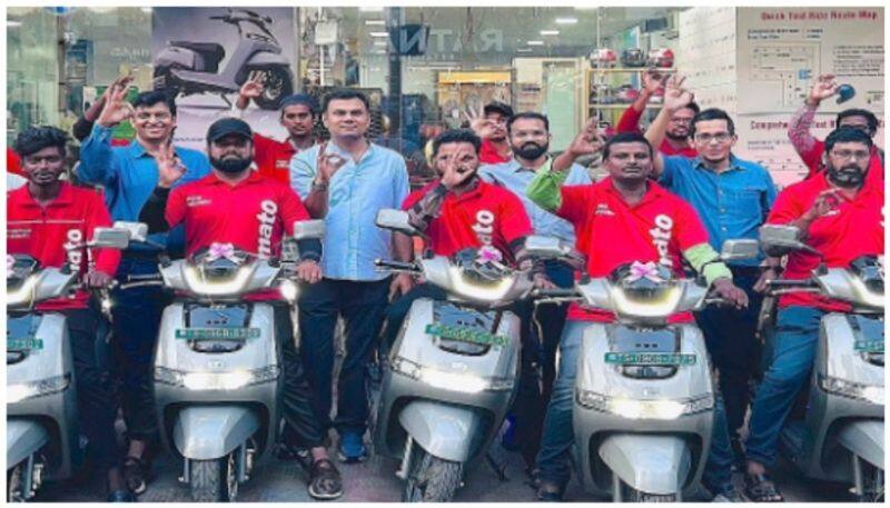 TVS Announces Partnership With Zomato For Green Deliveries prn