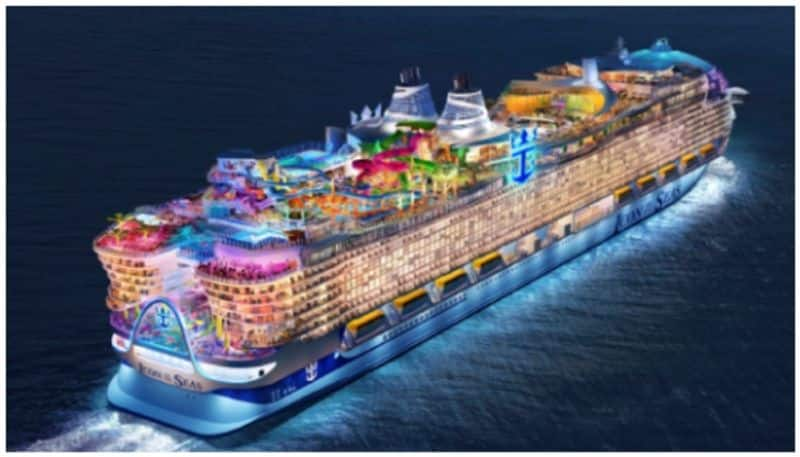 Worlds largest cruise ship embarks on first voyage. What is cost of a trip? sgb