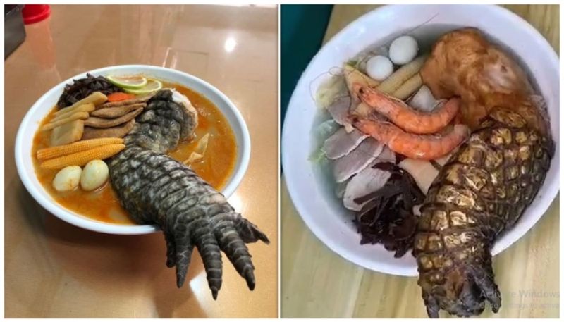 taiwanese restaurant's bizarre dish godzilla ramen viral social media rse