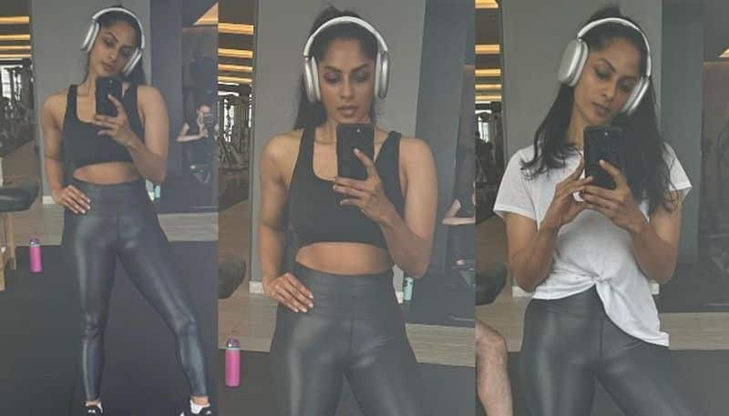 Actress Sriya Reddy Stunning Stils in Gym Wear NSK