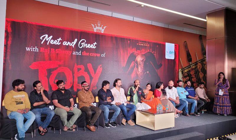 actor raj b shetty toby film first look viral on social media gvd