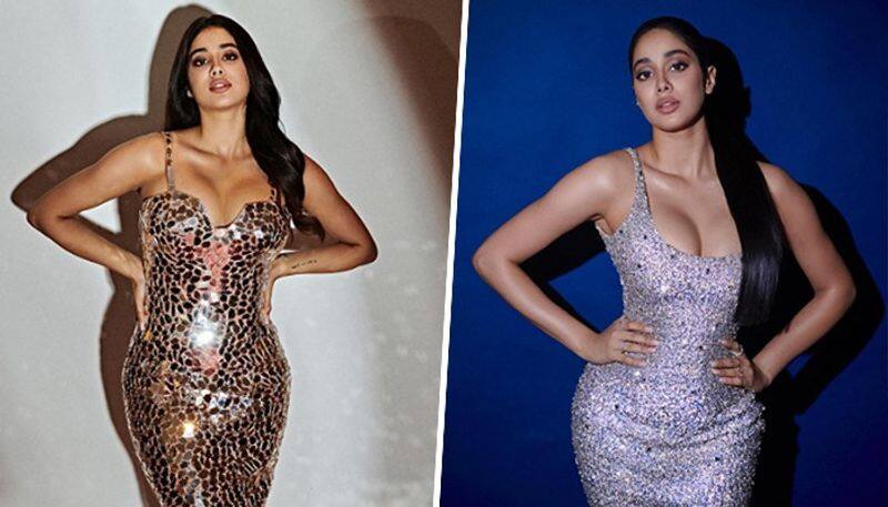 Janhvi Kapoor SHIMMERING sexy photos in gowns: Actress raises temperature, flaunts assets ADC