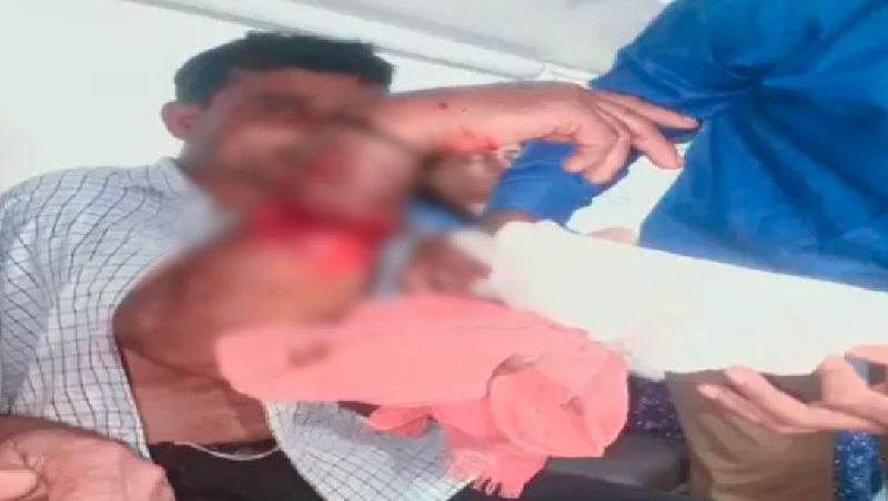 leopard attacked a farmer while he was sleeping, seriously injured in sagar shivamogga rav