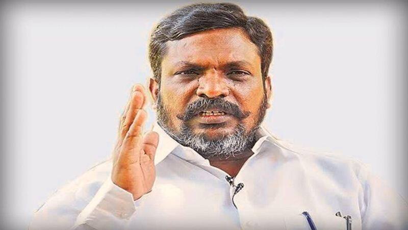 VCK leader thirumavalavan urges tn govt to take Legal action to oust governor Ravi smp